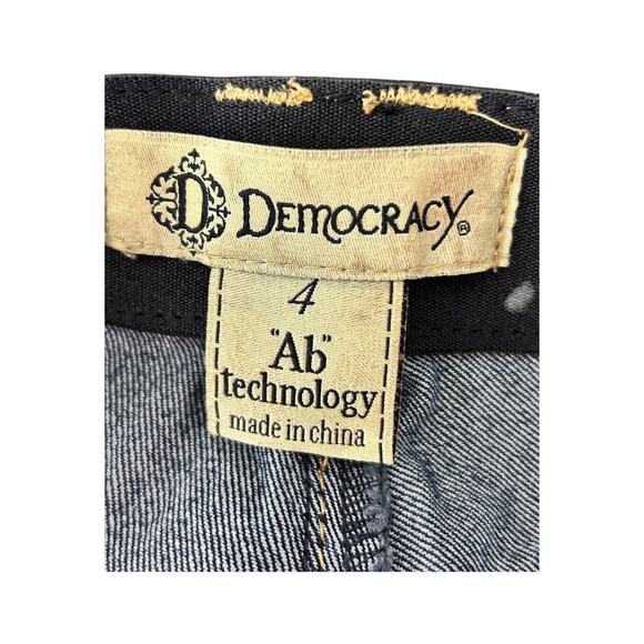 Democracy Jeans Womens Size 4 Ab Technology Mid Rise Skinny Leg Dark Wash Denim - Picture 6 of 14